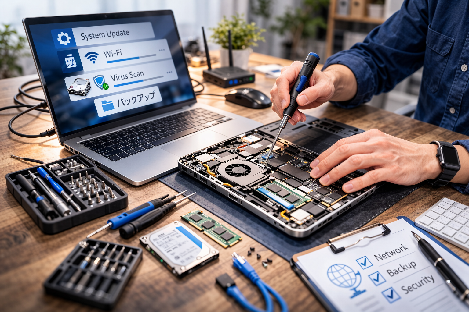 パソコン修理・設定